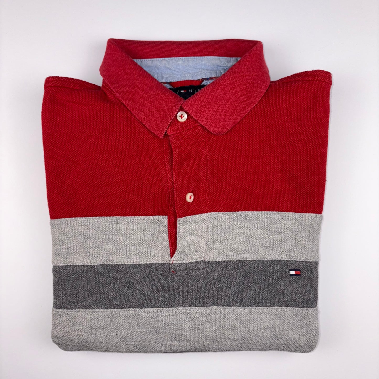 Tommy Hilfiger Long Sleeve Polo Shirt Size M