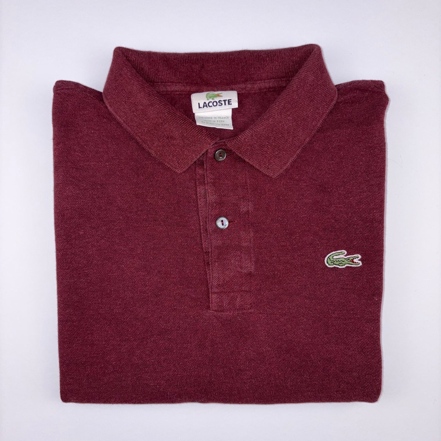 Lacoste Poloshirt Lange Mouwen Maat L