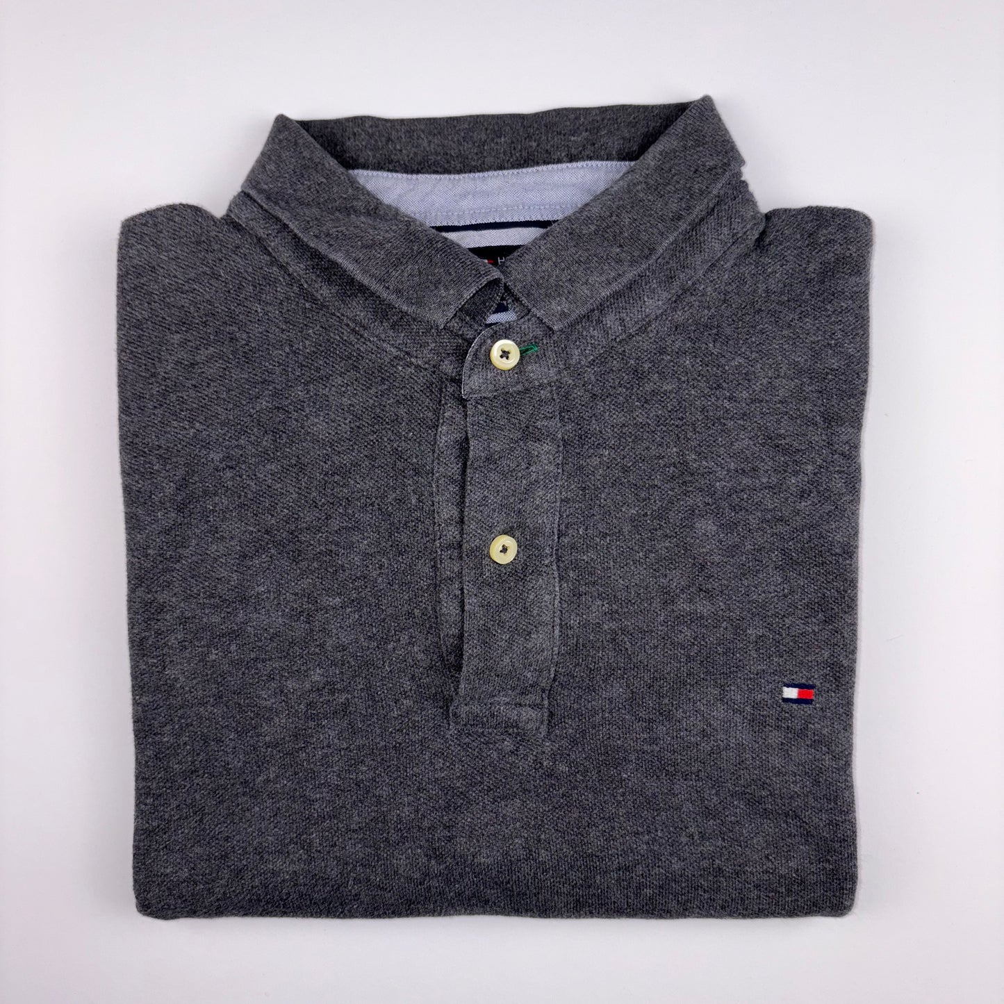 Tommy Hilfiger Long Sleeve Polo Shirt Size XL