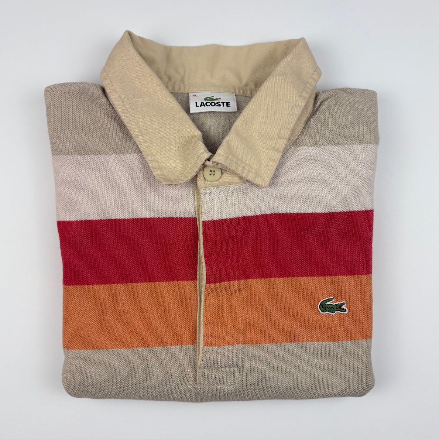 Lacoste Poloshirt Lange Mouwen Maat XL