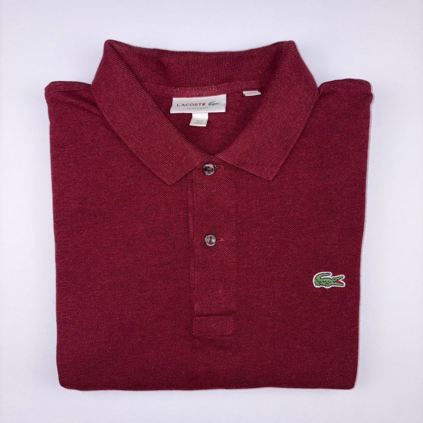 Lacoste Poloshirt Lange Mouwen Maat L