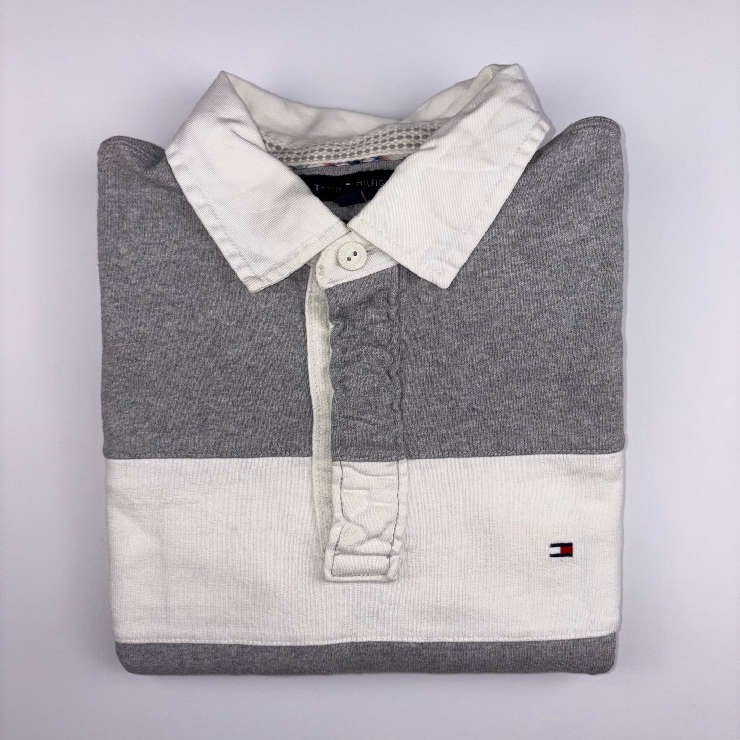 Tommy Hilfiger Long Sleeve Polo Shirt Size L