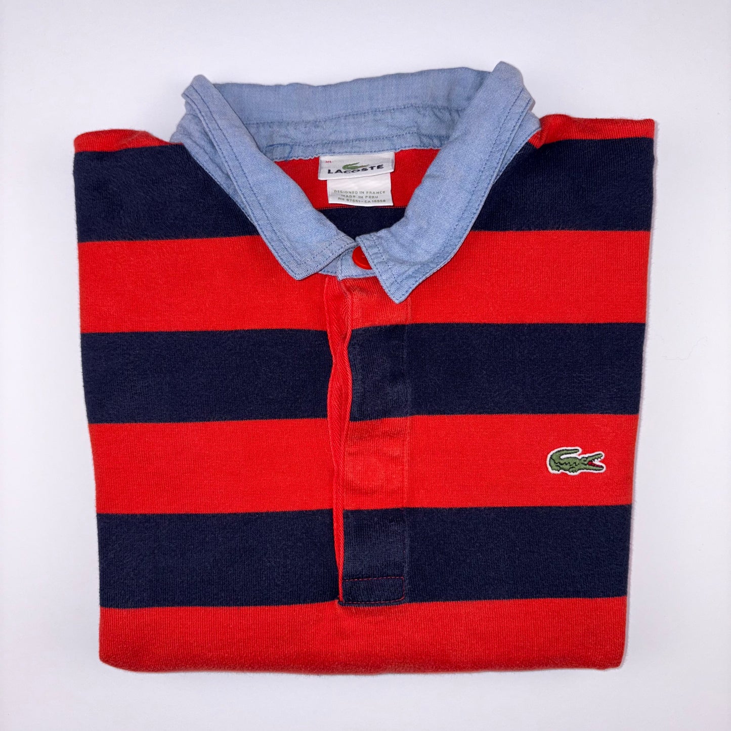 Lacoste Poloshirt Lange Mouwen Maat XL